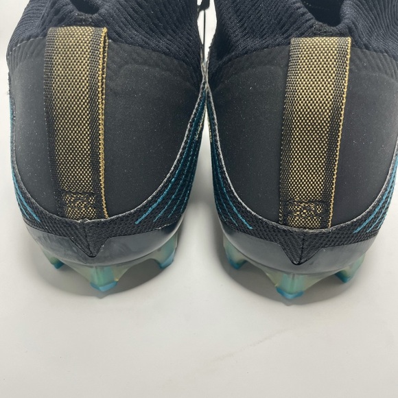 Nike Vapor Untouchable 2 PF Black/Blue/Gold Football Cleats - Picture 7 of 7